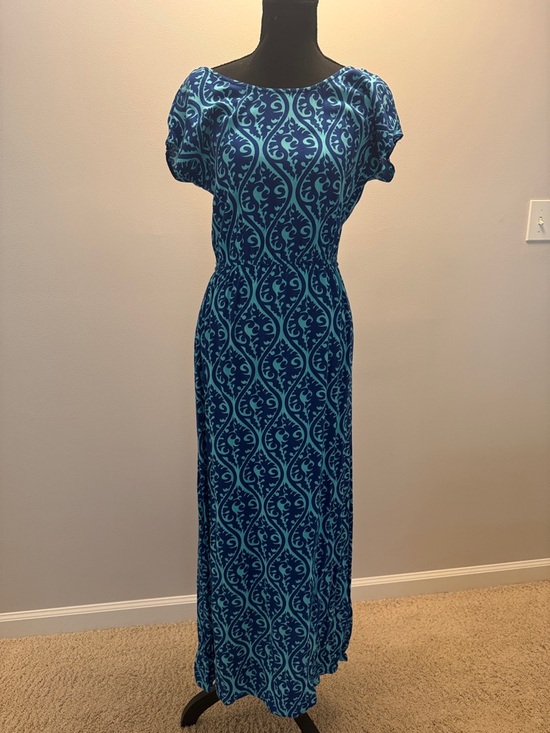escapada Dresses & Skirts - escapada Blue Patterned Maxi Dress